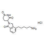 3-[4-(5-Aminopentyl)-1-oxoisoindolin-2-yl]piperidine-2,6-dione Hydrochloride