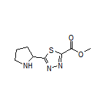 Methyl 5-(Pyrrolidin-2-yl)-1,3,4-thiadiazole-2-carboxylate