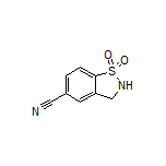 2,3-Dihydrobenzo[d]isothiazole-5-carbonitrile 1,1-Dioxide
