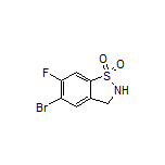 5-Bromo-6-fluoro-2,3-dihydrobenzo[d]isothiazole 1,1-Dioxide