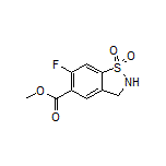 Methyl 6-Fluoro-2,3-dihydrobenzo[d]isothiazole-5-carboxylate 1,1-Dioxide
