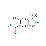 Methyl 6-Chloro-2,3-dihydrobenzo[d]isothiazole-5-carboxylate 1,1-Dioxide