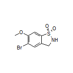 5-Bromo-6-methoxy-2,3-dihydrobenzo[d]isothiazole 1,1-Dioxide
