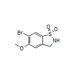 6-Bromo-5-methoxy-2,3-dihydrobenzo[d]isothiazole 1,1-Dioxide