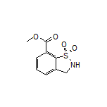 Methyl 2,3-Dihydrobenzo[d]isothiazole-7-carboxylate 1,1-Dioxide