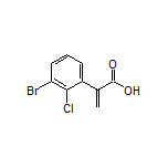 2-(3-Bromo-2-chlorophenyl)acrylic Acid