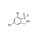 5,7-Dibromo-2,3-dihydrobenzo[d]isothiazole 1,1-Dioxide