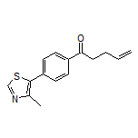 1-[4-(4-methylthiazol-5-yl)phenyl]pent-4-en-1-one
