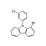 1-Bromo-9-(3-chlorophenyl)-9H-carbazole