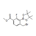 6-(Bromomethyl)-2-fluoro-3-(methoxycarbonyl)phenylboronic Acid Pinacol Ester