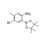 2-Amino-5-bromo-4-methylphenylboronic Acid Pinacol Ester
