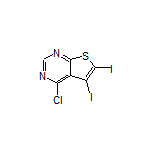 4-Chloro-5,6-diiodothieno[2,3-d]pyrimidine