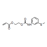 2-[[[3-(Methylthio)phenyl]carbamoyl]oxy]ethyl Acrylate