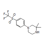 3,3-Dimethyl-1-[4-[(trifluoromethyl)sulfonyl]phenyl]piperazine
