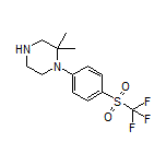 2,2-Dimethyl-1-[4-[(trifluoromethyl)sulfonyl]phenyl]piperazine