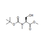 Methyl (S)-2-[Boc-(methyl)amino]-3-hydroxypropanoate