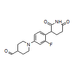 1-[4-(2,6-Dioxopiperidin-3-yl)-3-fluorophenyl]piperidine-4-carbaldehyde