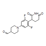 1-[4-(2,6-Dioxo-3-piperidyl)-3,5-difluorophenyl]piperidine-4-carbaldehyde