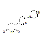 3-[6-(Piperazin-1-yl)pyridin-3-yl]piperidine-2,6-dione
