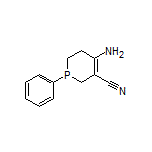 4-Amino-1-phenyl-1,2,5,6-tetrahydrophosphinine-3-carbonitrile