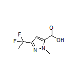 3-(1,1-Difluoroethyl)-1-methyl-1H-pyrazole-5-carboxylic Acid