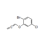 1-Bromo-4-chloro-2-(propa-1,2-dien-1-yloxy)benzene