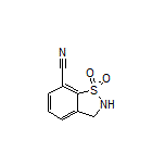 2,3-Dihydrobenzo[d]isothiazole-7-carbonitrile 1,1-Dioxide