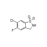 6-Chloro-5-fluoro-2,3-dihydrobenzo[d]isothiazole 1,1-Dioxide