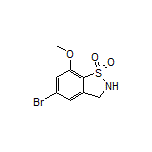 5-Bromo-7-methoxy-2,3-dihydrobenzo[d]isothiazole 1,1-Dioxide
