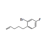 2-Bromo-4-fluoro-1-(pent-4-en-1-yl)benzene
