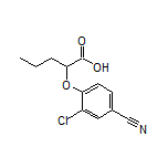 2-(2-Chloro-4-cyanophenoxy)pentanoic Acid