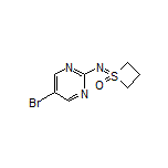 1-[(5-Bromopyrimidin-2-yl)imino]thietane 1-Oxide