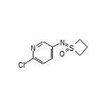 1-[(6-Chloropyridin-3-yl)imino]thietane 1-Oxide