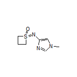 1-[(1-Methyl-4-imidazolyl)imino]thietane 1-Oxide