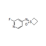 1-[(2-Fluoropyridin-4-yl)imino]thietane 1-Oxide