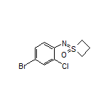 1-[(4-Bromo-2-chlorophenyl)imino]thietane 1-Oxide