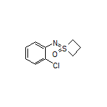 1-[(2-Chlorophenyl)imino]thietane 1-Oxide