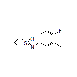 1-[(4-Fluoro-3-methylphenyl)imino]thietane 1-Oxide