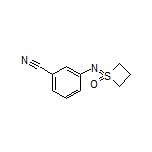3-[(1-Oxidothietan-1-ylidene)amino]benzonitrile