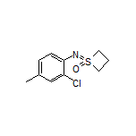 1-[(2-Chloro-4-methylphenyl)imino]thietane 1-Oxide