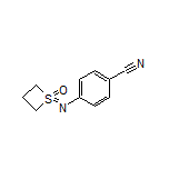 4-[(1-Oxidothietan-1-ylidene)amino]benzonitrile