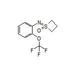 1-[[2-(Trifluoromethoxy)phenyl]imino]thietane 1-Oxide