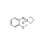 1-[(2-Methoxyphenyl)imino]thietane 1-Oxide