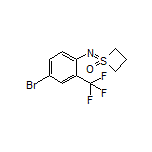 1-[[4-Bromo-2-(trifluoromethyl)phenyl]imino]thietane 1-Oxide