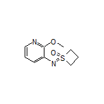 1-[(2-Methoxypyridin-3-yl)imino]thietane 1-Oxide