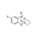 1-[(4-Fluoro-2-nitrophenyl)imino]thietane 1-Oxide
