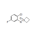 1-[(2-Chloro-5-fluorophenyl)imino]thietane 1-Oxide