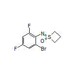 1-[(2-Bromo-4,6-difluorophenyl)imino]thietane 1-Oxide