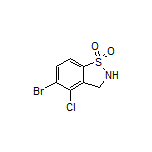 5-Bromo-4-chloro-2,3-dihydrobenzo[d]isothiazole 1,1-Dioxide