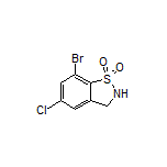 7-Bromo-5-chloro-2,3-dihydrobenzo[d]isothiazole 1,1-Dioxide